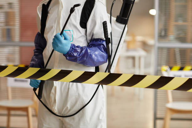 Professional Biohazard Cleanup technician working in Athens, MI